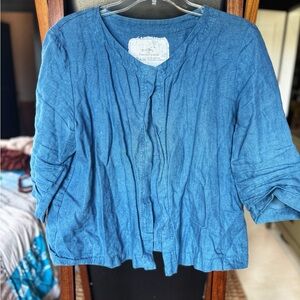 notPERFECTLINEN Women’s Linen Cardigan